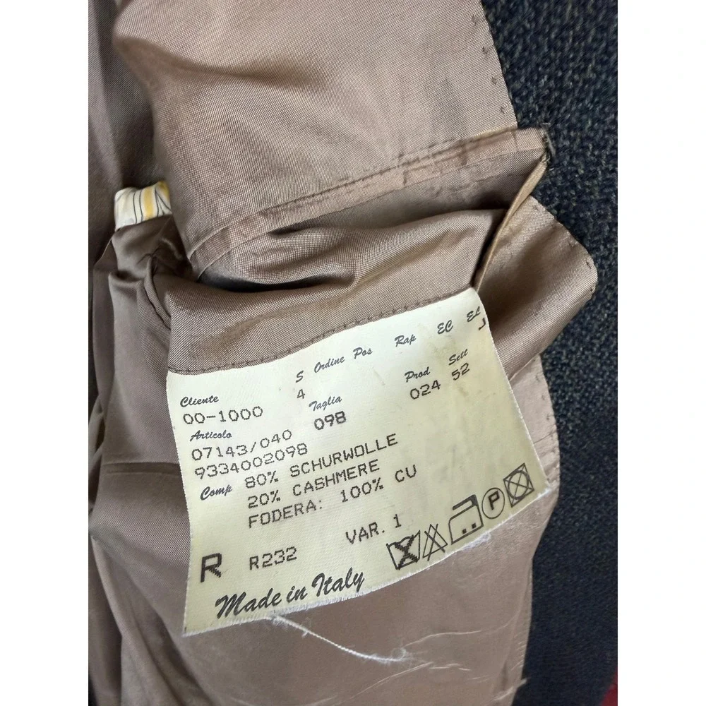 Baldessarini‎ Hugo Boss Brown Wool Cashmere Blazer Jacket Italy Mens 40